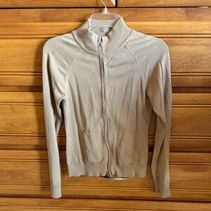 Women's Tan Cardigan Sweater